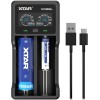 XTAR VC2SL USB Φορτιστής 2 Μπαταριών Li-ion/Ni-MH Μεγέθους AA/AAA/D/18650/21700