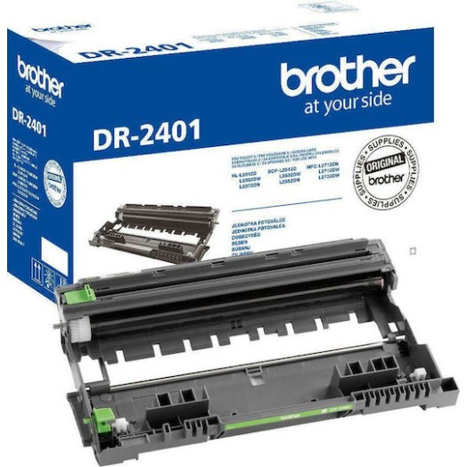 Brother DR-2401 Γνήσιο Drum Laser Εκτυπωτή Μαύρο 12000 Σελίδων DR-2401
