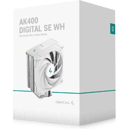 Deepcool AK400 DIGITAL SE Ψύκτρα Επεξεργαστή για Socket AM4/AM5/1200/115x Λευκή