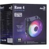 Aerocool AEROPGSRAVE4-FRGB-4P Ψύκτρα Επεξεργαστή για Socket 115x/1200/1700/775 με RGB Φωτισμό