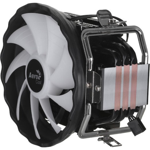 Aerocool AEROPGSRAVE3-FRGB-4P Ψύκτρα Επεξεργαστή για Socket AM4/115x/1700 με RGB Φωτισμό