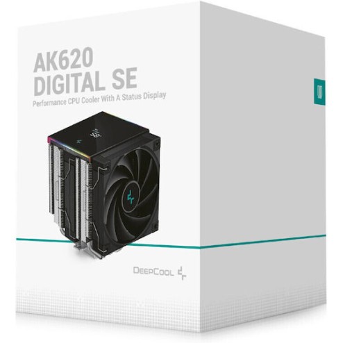 Deepcool AK620 Digital SE Ψύκτρα Επεξεργαστή Διπλού Ανεμιστήρα για Socket AM4/AM5/1200/115x με RGB Φωτισμό