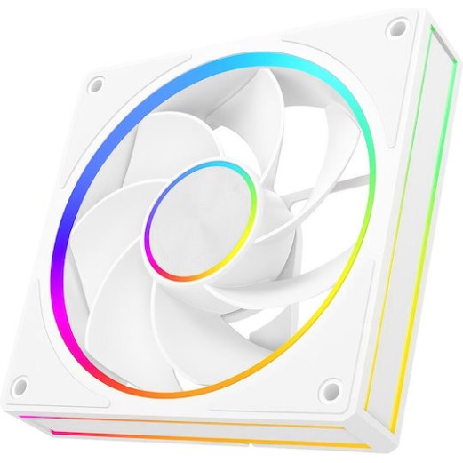 Modecom Volcano Loop Reverse Case Fan με ARGB Φωτισμό Λευκό