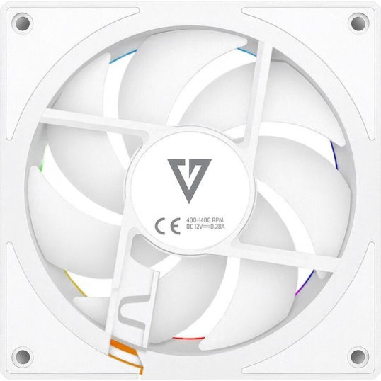 Modecom Volcano Loop Reverse Case Fan με ARGB Φωτισμό Λευκό
