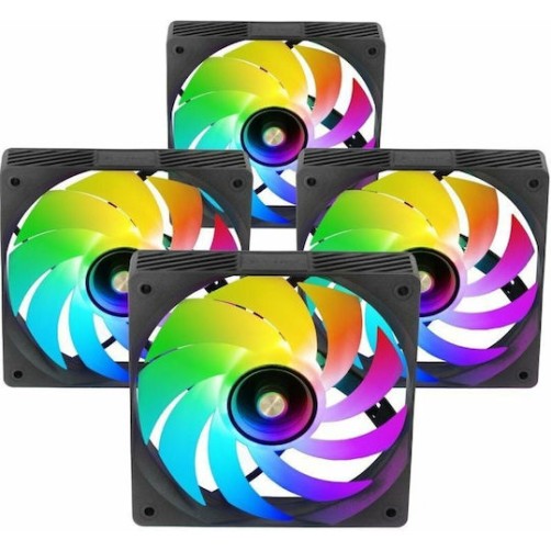 Mars Gaming MFSI4KIT Case Fan 120mm με RGB Φωτισμό