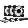Aerocool Mirage 12 ARGB Pro Case Fan 120mm με Σύνδεση 6-Pin 3τμχ