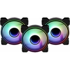 Aerocool Mirage 12 ARGB Pro Case Fan 120mm με Σύνδεση 6-Pin 3τμχ