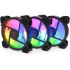 Krux Lunar 120 Case Fan με ARGB Φωτισμό και Σύνδεση 3-Pin 3τμχ