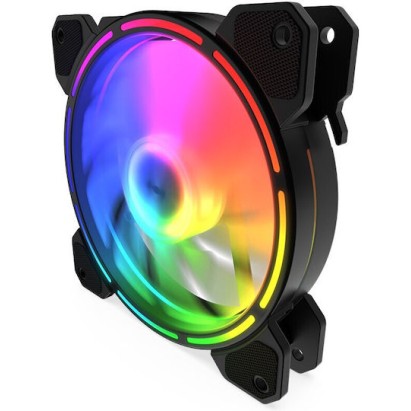 Krux Lunar 120 Case Fan με ARGB Φωτισμό και Σύνδεση 3-Pin