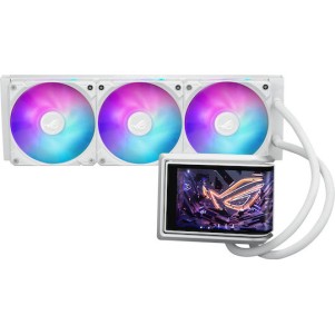 Asus ROG Ryuo IV 360 ARGB Υδρόψυξη Επεξεργαστή Τριπλού Ανεμιστήρα 120mm για Socket AM4/AM5/1700/1200/115x Λευκή
