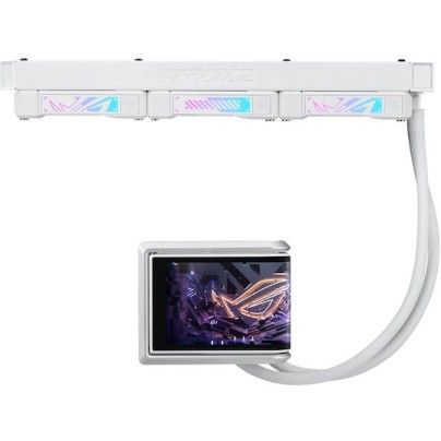 Asus ROG Ryuo IV 360 ARGB Υδρόψυξη Επεξεργαστή Τριπλού Ανεμιστήρα 120mm για Socket AM4/AM5/1700/1200/115x Λευκή