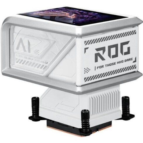 Asus ROG Ryuo IV 360 ARGB Υδρόψυξη Επεξεργαστή Τριπλού Ανεμιστήρα 120mm για Socket AM4/AM5/1700/1200/115x Λευκή
