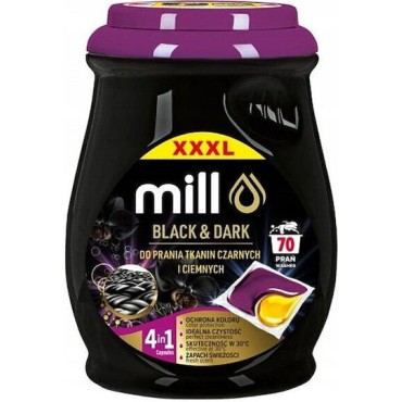 Mill Επαγγελματικό Απορρυπαντικό για Μαύρα Ρούχα (70 Κάψουλες)