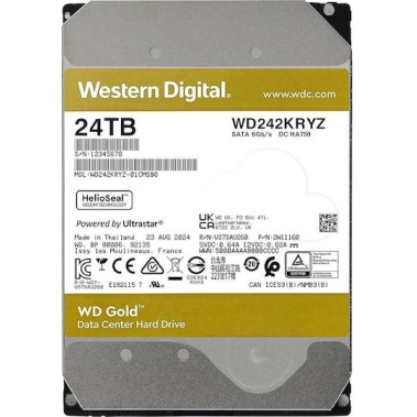 Western Digital Gold Enterprise Class 24TB HDD Σκληρός Δίσκος 3.5