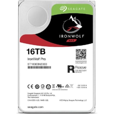 Seagate IronWolf Pro 16TB HDD Σκληρός Δίσκος 3.5