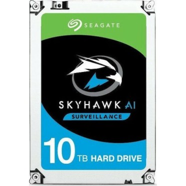 Seagate SkyHawk AI Surveillance 10TB HDD Σκληρός Δίσκος 3.5