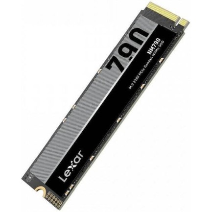Lexar NM790 SSD 512GB τύπου M.2 με σύνδεση PCI Express 4.0 και Ψύκτρα (PS5 Compatible) LNM790X512G-RNNNG