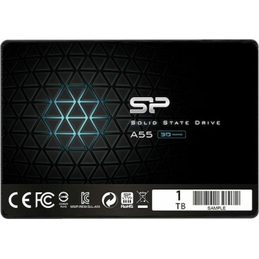 Silicon Power Ace A55 SSD 1TB τύπου 2.5'' με σύνδεση SATA III SP001TBSS3A55S25