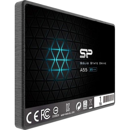 Silicon Power Ace A55 SSD 1TB τύπου 2.5'' με σύνδεση SATA III SP001TBSS3A55S25
