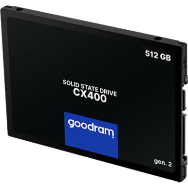 GoodRAM CX400 gen.2 SSD 512GB τύπου 2.5'' με σύνδεση SATA III SSDPR-CX400-512-G2