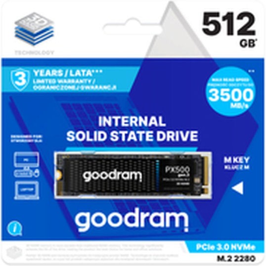 GoodRAM PX500 SSD 512GB τύπου M.2 με σύνδεση PCI Express 3.0