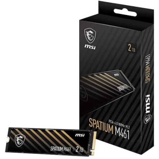 MSI Spatium M461 SSD 2TB τύπου M.2 με σύνδεση PCI Express 4.0 S78-440Q550-P83