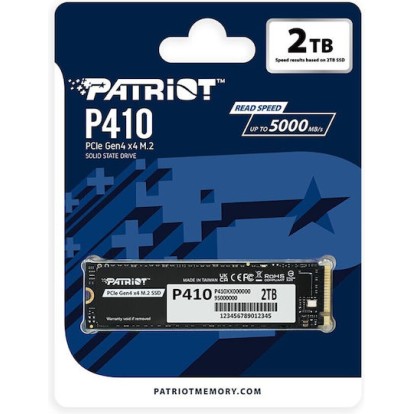 Patriot Viper P410 SSD 2TB M.2 NVMe PCI Express 4.0 P410P2TBM28H