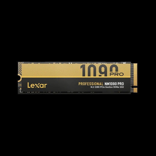Lexar NM1090 Pro SSD 2TB τύπου M.2 με σύνδεση PCI Express 5.0 (PS5 Compatible) LNM109P002T-RNNNG