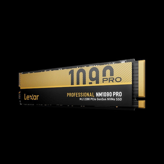Lexar NM1090 Pro SSD 2TB τύπου M.2 με σύνδεση PCI Express 5.0 (PS5 Compatible) LNM109P002T-RNNNG
