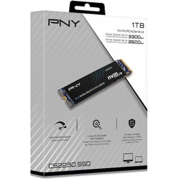 PNY CS2230 SSD 1TB τύπου M.2 με σύνδεση PCI Express 3.0 M280CS2230-1TB-RB