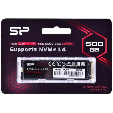 Silicon Power UD90 SSD 500GB τύπου M.2 με σύνδεση PCI Express 4.0 SP500GBP44UD9005