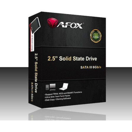 Afox QLC SSD 1TB τύπου 2.5'' με σύνδεση SATA III SD250-1000GQN