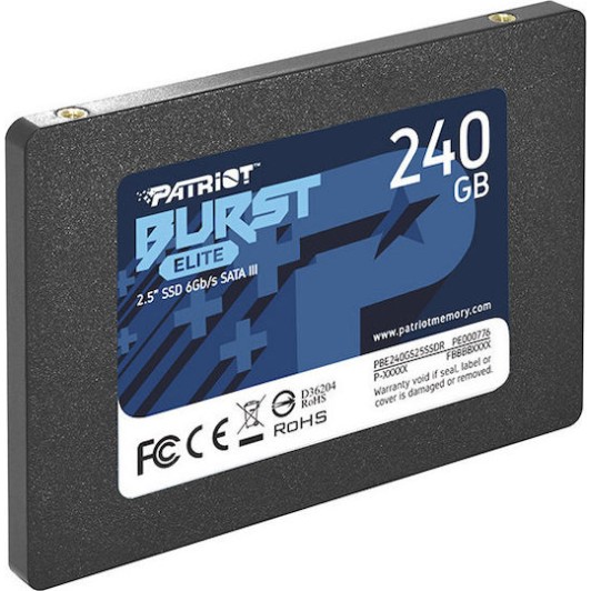Patriot Burst Elite SSD 240GB 2.5'' SATA III PBE240GS25SSDR