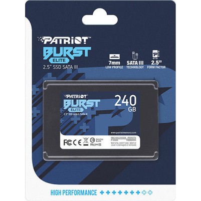 Patriot Burst Elite SSD 240GB 2.5'' SATA III PBE240GS25SSDR