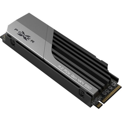 Silicon Power XS75 SSD 2TB τύπου M.2 με σύνδεση PCI Express 4.0 και Ψύκτρα (PS5 Compatible) SP02KGBP44XS75S5