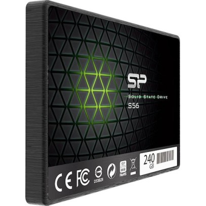 Silicon Power Slim S56 SSD 240GB τύπου 2.5'' με σύνδεση SATA III SP240GBSS3S56B25