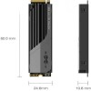 Silicon Power XS75 SSD 4TB τύπου M.2 με σύνδεση PCI Express 4.0 και Ψύκτρα (PS5 Compatible) SP04KGBP44XS75S5