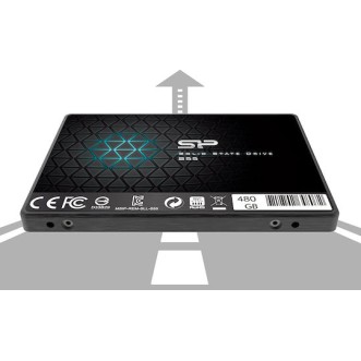 Silicon Power Slim S55 SSD 480GB τύπου 2.5'' με σύνδεση SATA III SP480GBSS3S55S25