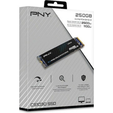 PNY CS1030 SSD 250GB τύπου M.2 με σύνδεση PCI Express 3.0 M280CS1030-250-RB