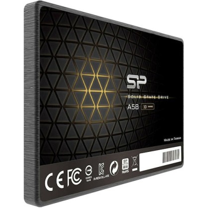 Silicon Power Ace A58 SSD 512GB τύπου 2.5'' με σύνδεση SATA III SP512GBSS3A58A25 Bulk