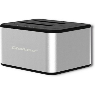 Qoltec 5316 Docking Station για 2 Σκληρούς Δίσκους SATA 3.5