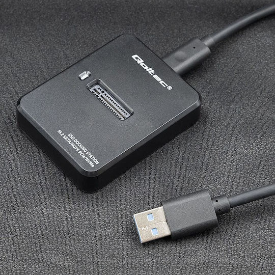 Qoltec Docking Station Σκληρών Δίσκων PCIe/SATA M.2(2230)