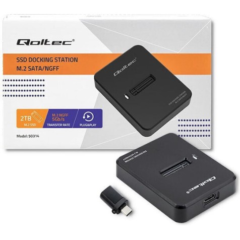 Qoltec Docking Station Σκληρών Δίσκων SATA M.2(2260)