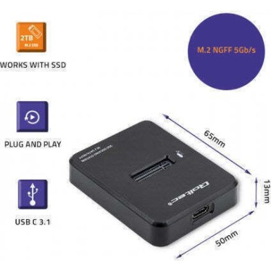 Qoltec Docking Station Σκληρών Δίσκων SATA M.2(2260)