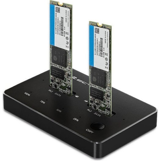 Qoltec Docking Station για 2 Σκληρούς Δίσκους SATA M.2 (2230)
