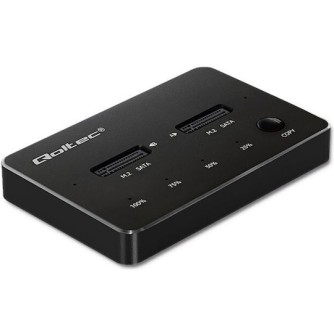 Qoltec Docking Station για 2 Σκληρούς Δίσκους SATA M.2 (2230)