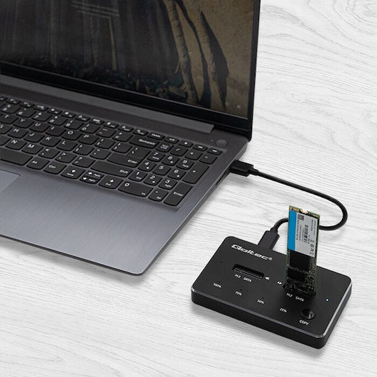 Qoltec Docking Station για 2 Σκληρούς Δίσκους SATA M.2 (2230)