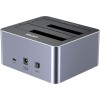 Unitek Docking Station για 2 Σκληρούς Δίσκους SATA 3.5