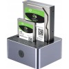 Unitek Docking Station για 2 Σκληρούς Δίσκους SATA 3.5