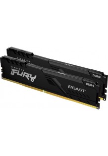 Kingston Fury Beast DDR4 16GB RAM με 2x8GB Modules και Ταχύτητα 3600 για Desktop